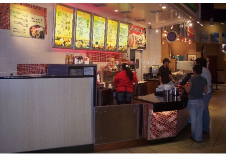 Mexican Fast food In Mall Food Court