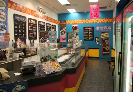 National Franchise Ice Cream in South Placer County in AAA Location with Major Chains