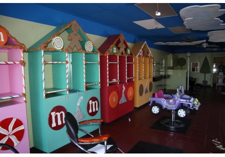 Near Finished and Furnished Children's Haircut Salon - Low Lease Good Location!