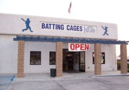 Indoor Batting Cages With Arcade Games and Snack Bar