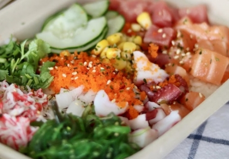 Branded Poke shop for sale in San Jose shopping mall