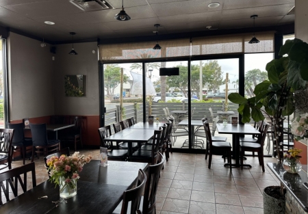 Authentic Thai restaurant for sale in Huntington Beach with patio