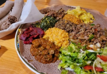 Authentic Ethiopean Restaurant with Private Hookah Lounge