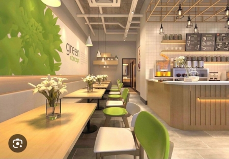 Branded Boba tea shop with snack for sale in Belmont